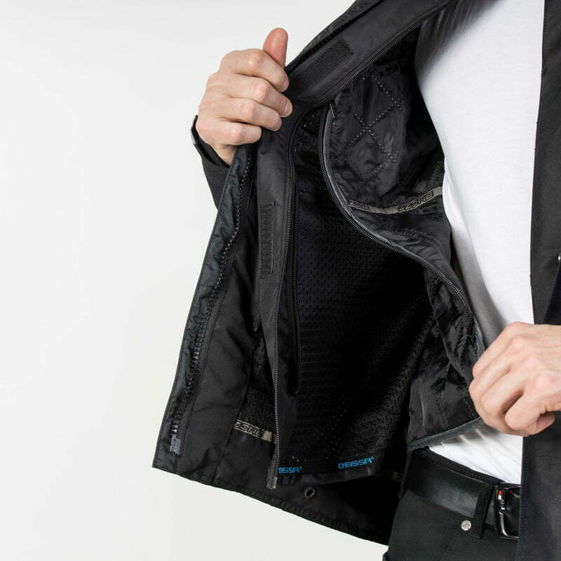 Ozone Textile MC-Jacket Tour III Grau /Grippe