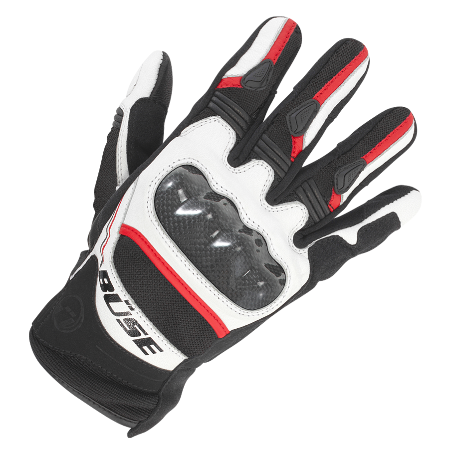 Büse Mc-Gloves Safe Ride schwarz /rot