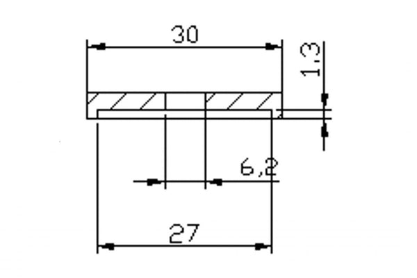 Adapter Rückspiegel Hi-Tech IV Mod. Suzuki