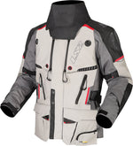 LS2 Textile MC Jacke Apollo Grau / Schwarz / Rot