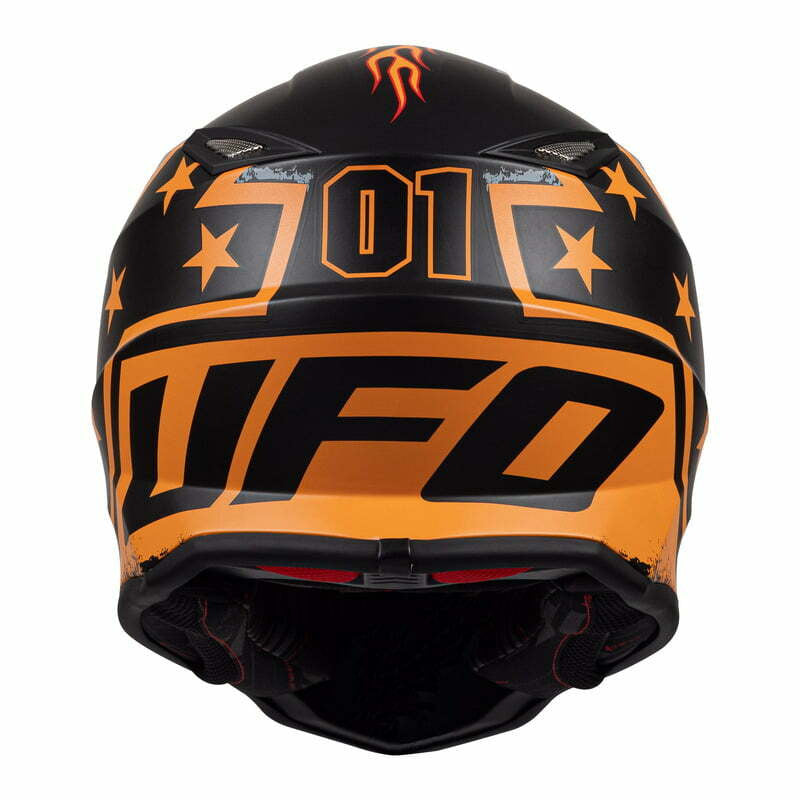 UFO Kids Cross Mc Helmen General Orange /Schwarz