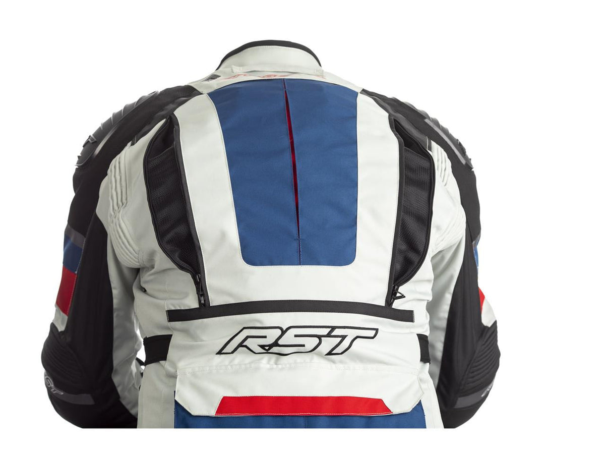 RST Airbag Textile MC Jacke Adventure-X Blue /Rot