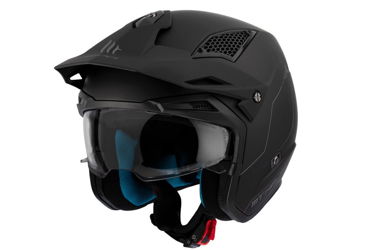 MT Helme öffnen MC Helm District Solid A1 Matt Black