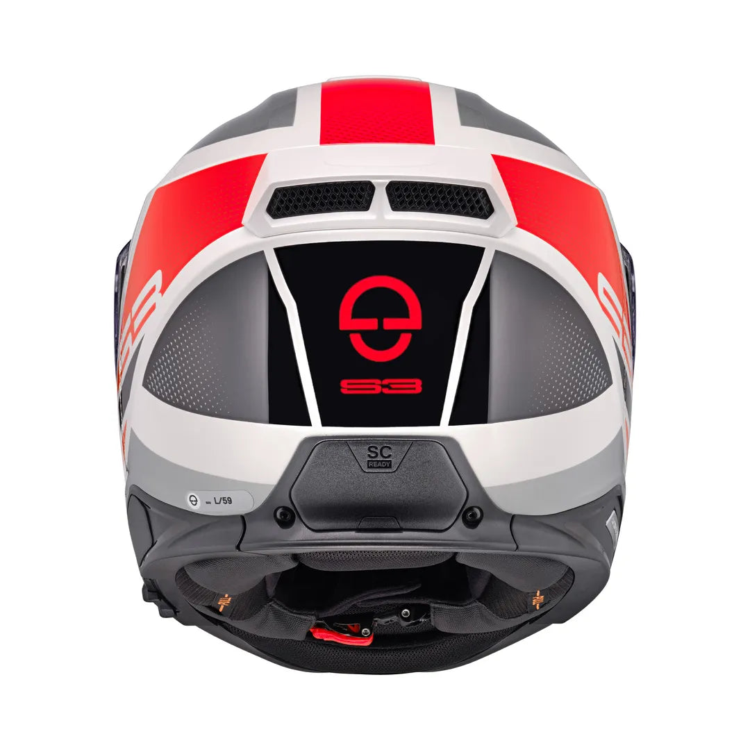 Schuberth Integral Helmet S3 Daytona White /Red