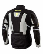 Rebelhorn Textil Motorradjacke Hardy II Grau /Schwarz /Neongelb 