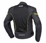 GMS Textil Mc-Jacke Samu Mesh Schwarz /Flu 