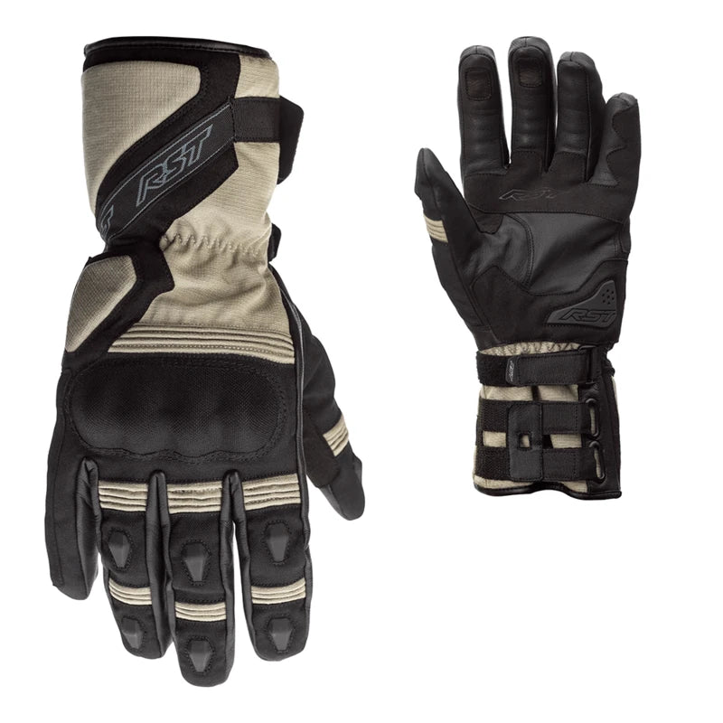 RST MC Handschuhe X-RAID WASGERFORTE SCHWARZ /BEDGIE