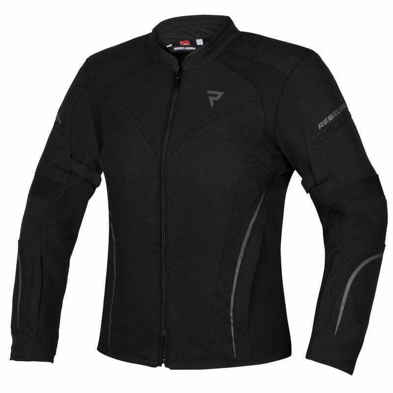 Rebelhorn Dam Textil Mc-Jacke Luna Schwarz 