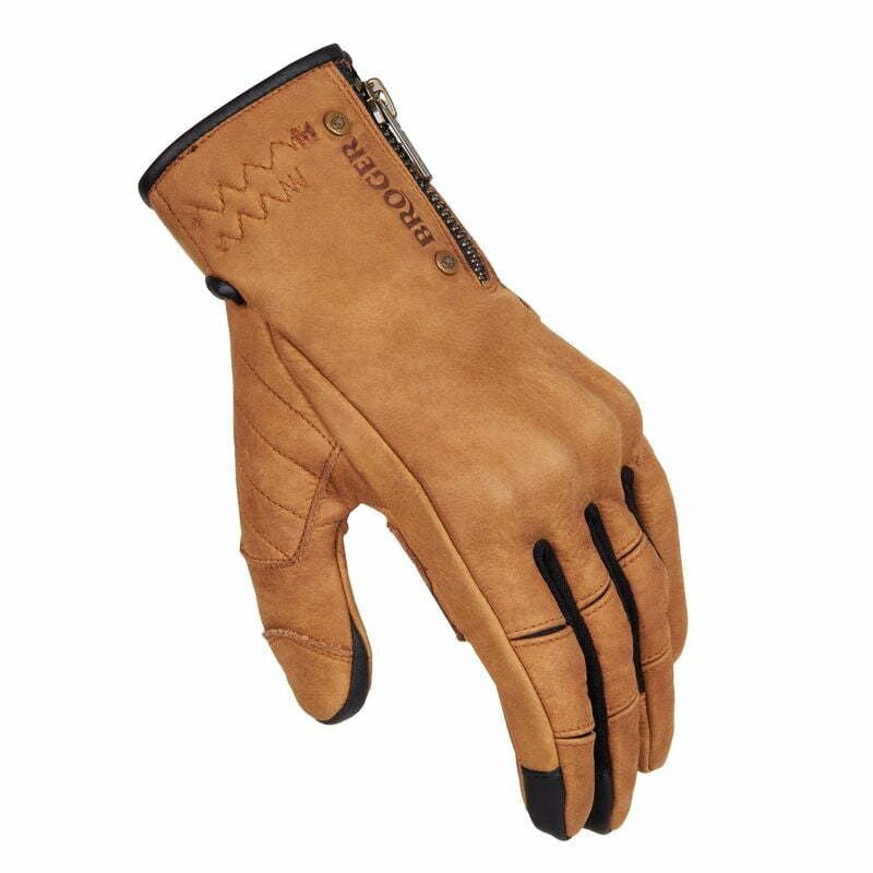 Broger Dam MC Gloves Florida Cognac