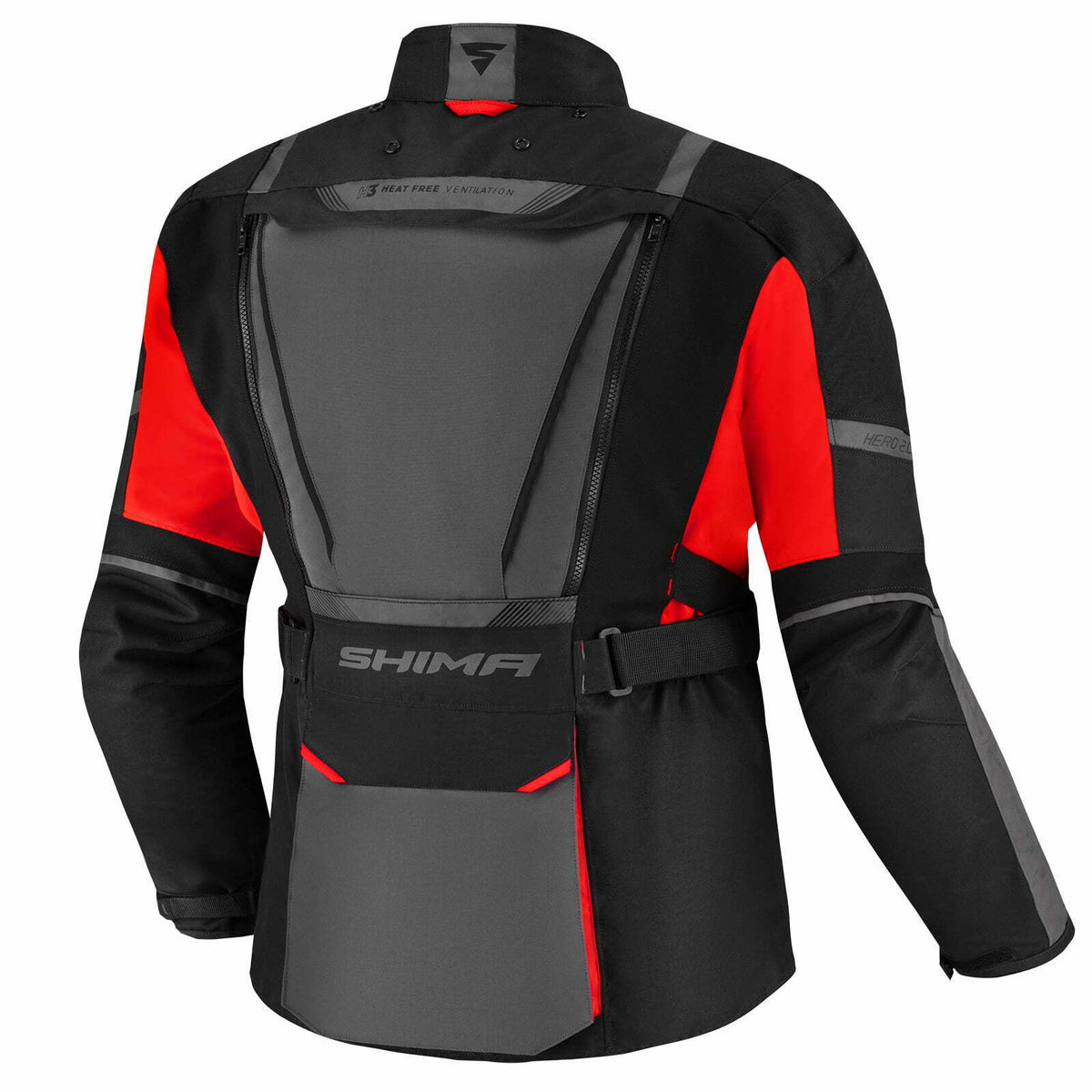 Shima Textile MC-Jacket Hero 2.0 Schwarz /Rot