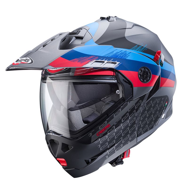 Caberg Adventure MC Helm Turmax x Grau /Blau