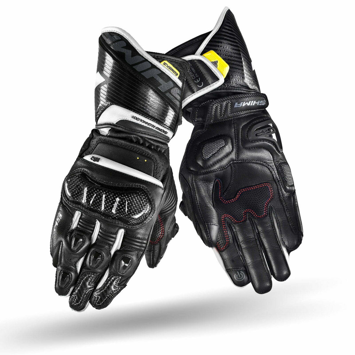 Shima Mc-Sport-Handschuhe RS-2 Schwarz /Weiß