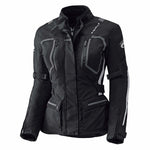 Gehaltene Damm Textile MC Jacke Zorro Schwarz /Weiß