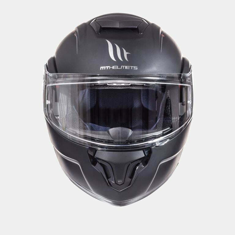 Mt Helmets Openable MC Helmet Atom Matt Black