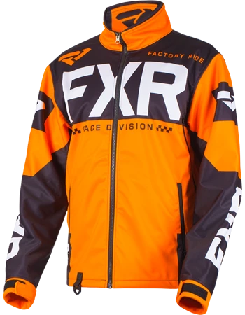 Cold Cross RR Jacke Orange/ Schwarz/ Weiß 