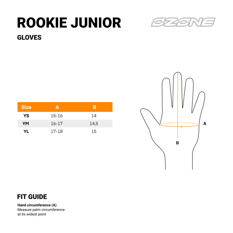 Ozon Kinder Mc-Gloves Rookie II Schwarz