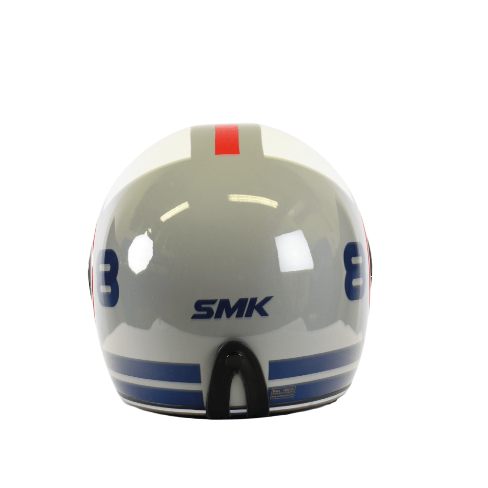 SMK Integral MC Helm Retro Ranko Grau /Blau