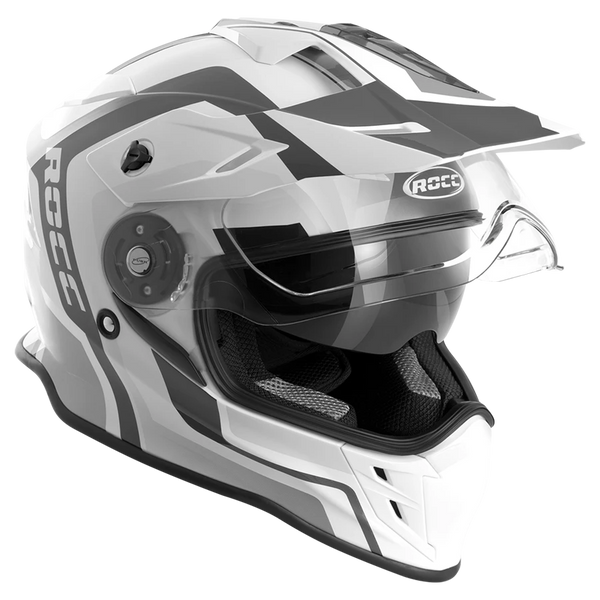 ROCC 781 Adventure Mc-Helm Weiß /Schwarz 