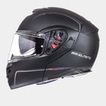 Mt Helmets Openable MC Helmet Atom Matt Black