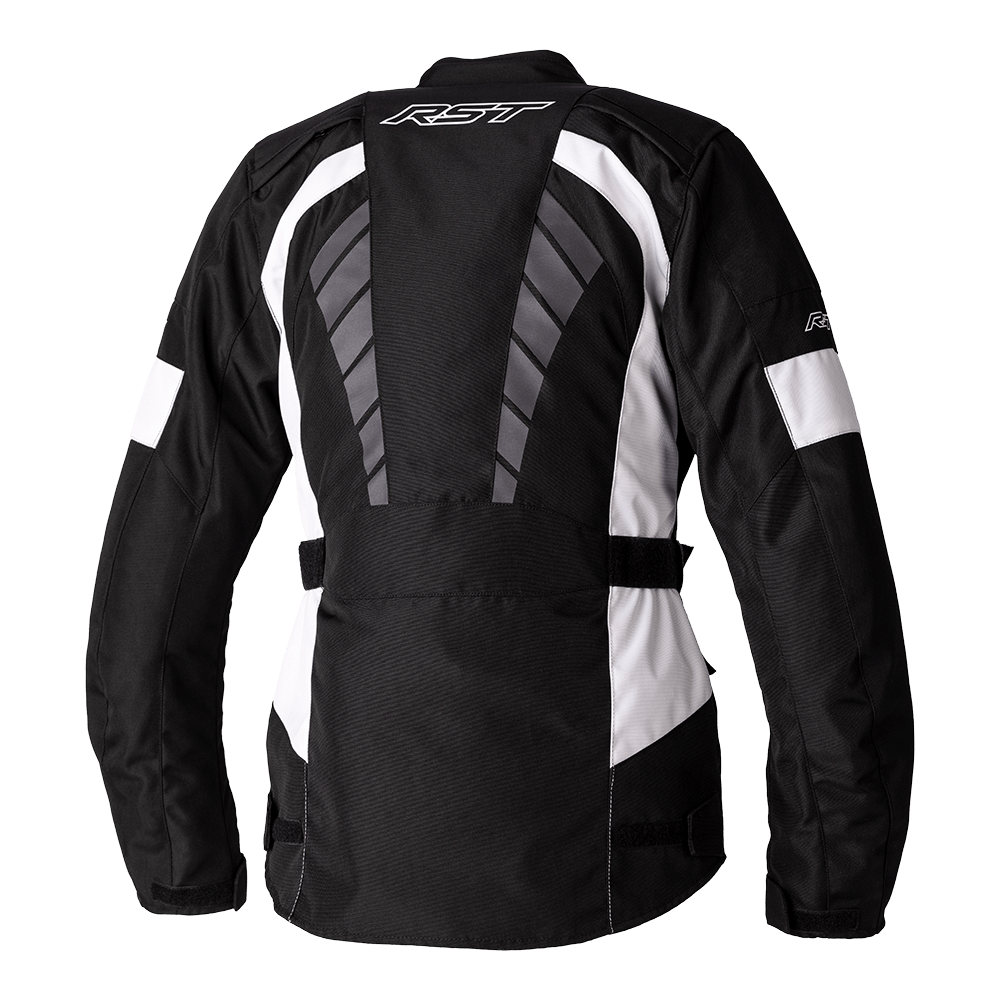 Rst ladies textile mc jacket alpha 5 black /white