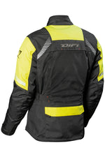 DIFI DAM Textile MC Jacke Kompass Schwarz /Grippe