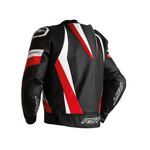 RST Mc-Lederjacke Tractech Evo 4 CE Schwarz /Rot 