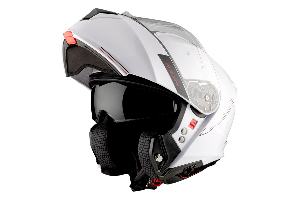 MT -Helme Öffner MC Helm Genesis SV White