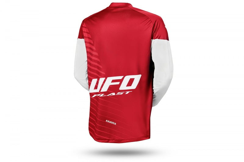 UFO Kid Cross Pullover Kimura Jersey White /Rot