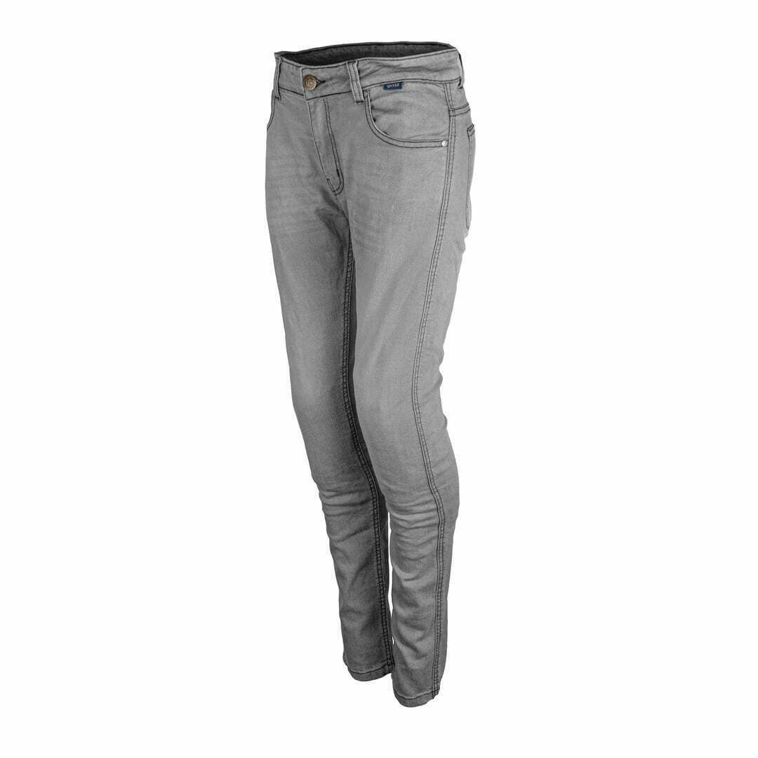 GMS Lady Kevlar Mc-Jeans Rassel Grau