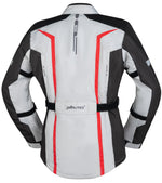 IXS Textile MC jacket Evans-St. 2.0 Gray /Red