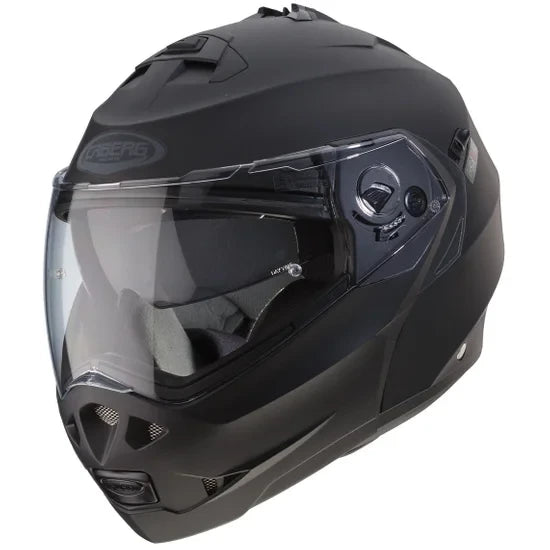 Caberg Öffnen MC Helm Duke II Matt Black