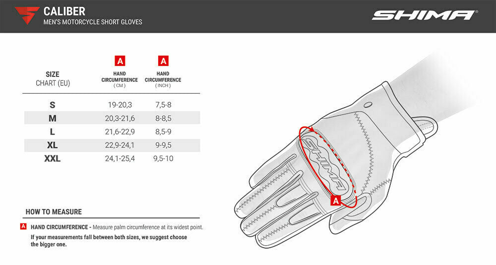 Shima MC Handschuhe Kaliber schwarz